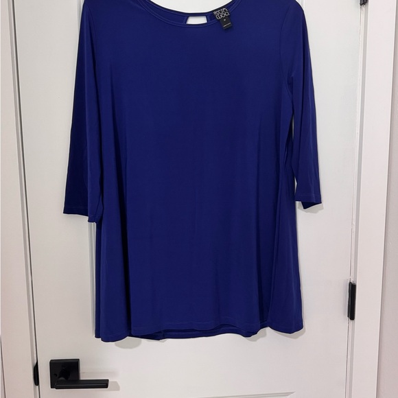 CLARA SUNWOO Royal Blue Tunic Top - Picture 2 of 5
